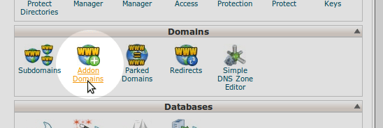 Add Domain name to Cpanel